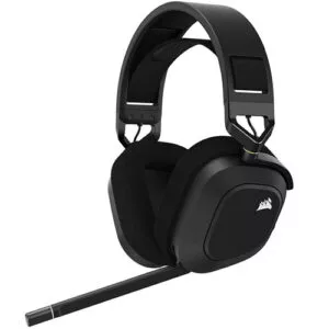 Corsair HS80 RGB Wireless Premium Carbon Gaming Headset(1 Year Warranty)