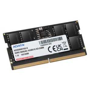 ADATA 16GB DDR5 5600HZ So  Dimm Laptop Memory  ( 3 YEARS WARRANTY ) 1