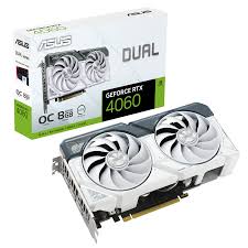 Asus Dual Series OC GeForce RTX 4060 8GB White Graphics Card