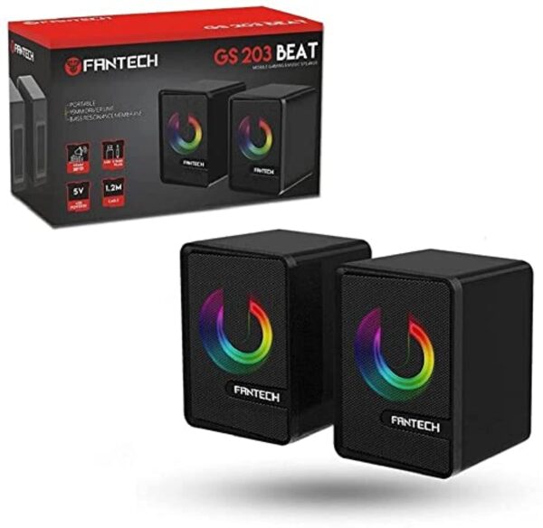 Fantech BEAT GS 203 RGB Gaming Speaker - Black