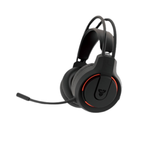 Fantech HQ53 Flash Red Wired (USB) Gaming Headset with 50mm Drivers - Black