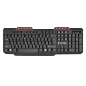 Fantech K210 Wired (USB) Membrane Office Keyboard - Black