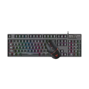 Fantech KX302S MAJOR RGB Wired (USB) Membrane 2-in-1 Gaming Keyboard - Black