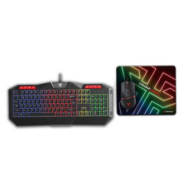 Fantech P31 RGB Wired 3-in-1 Gaming Keyboard - Black