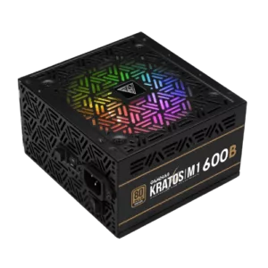 Gamdias Kratos M1no600W 80 Plus Bronze Power Supply - 600W High-Efficiency PSU