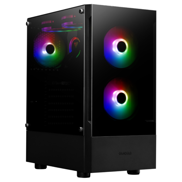 Gamdias Talos E3 Mid Tower Gaming Case Tempered Glass