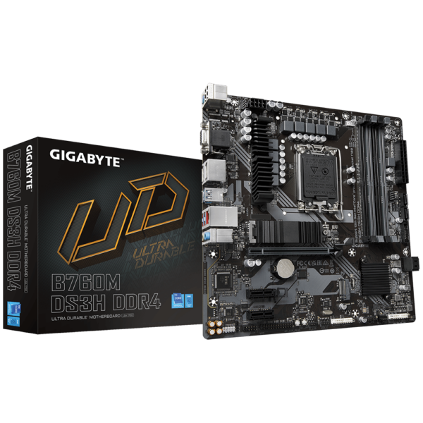 Gigabyte B760M DS3H DDR4 Motherboard