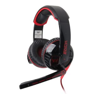 Kotion Each G6000 RGB Wired Gaming Headset with 50mm Drivers - Black