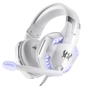 Kotion Each G4100 RGB Wired Gaming Headset with 50mm Drivers - White