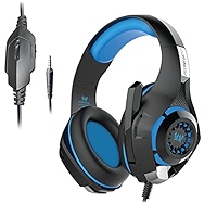 Kotion Each GS410 RGB Wired Gaming Headset with 50mm Drivers - Black