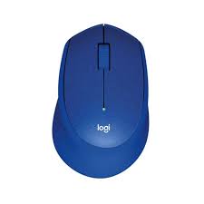 Logitech M331 Silent Wireless Office Mouse - Blue