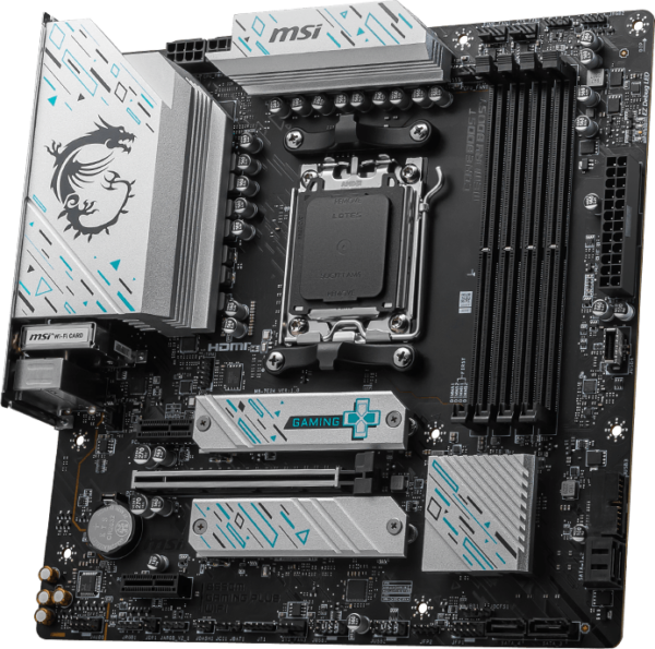 MSI B650M Gaming Plus Wifi White Motherboard AM5