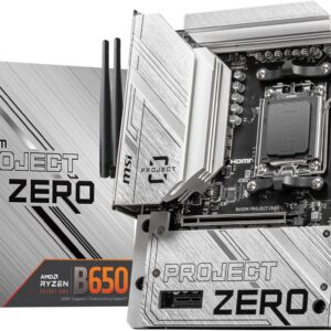 MSI B650M PROJECT ZERO Micro-ATX Gaming Motherboard - AM5