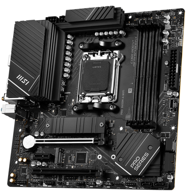 MSI PRO B650M - A WIFI Micro-ATX Gaming Motherboard - AM5