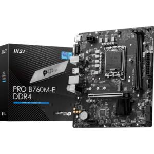 MSI PRO B760M - E Micro-ATX Gaming Motherboard - LGA 1700