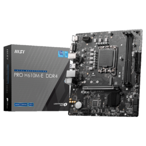 MSI PRO H610M - E (DDR4) Micro-ATX Gaming Motherboard - LGA 1700