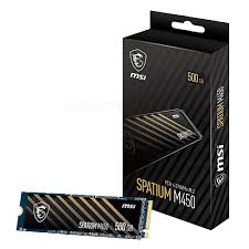 MSI Spatium M450 500GB NVMe SSD