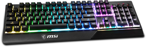 MSI VIGOR GK30 RGB Wired Gaming Membrane Keyboard - Black