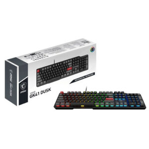 MSI VIGOR GK41 DUSK RGB Wired Mechanical Gaming Keyboard - Black