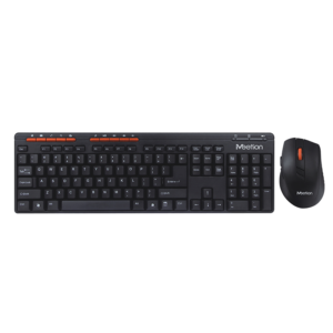 Meetion 4100 Wireless Office Membrane Keyboard - Black