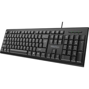 Meetion K100 Wired Office Membrane Keyboard - Black