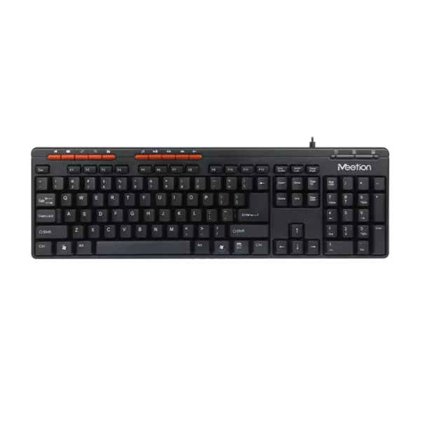 Meetion K600M Wired Office Membrane Keyboard - Black