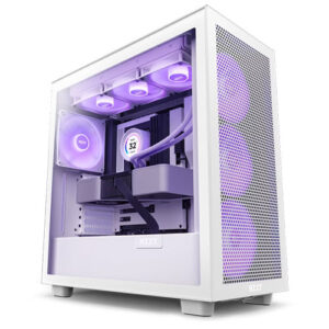 NZXT H7 Flow RGB Mid Tower Gaming Case Tempered Glass