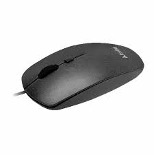 Prodot Palm Wired Office Mouse - Black