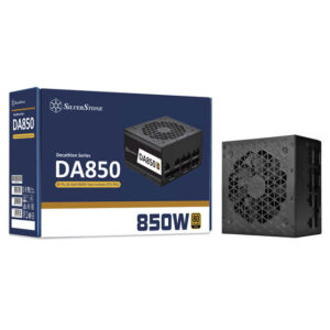 SilverStone DA850 80 Plus Gold Power Supply - 850W High-End PSU