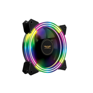 Unbrand Triple Ring RGB Black Single Fan Kit