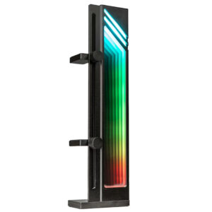 Moon Mirror Infinity Lens ARGB Graphics Card Holder (Black)