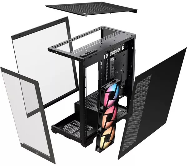 Corsair 3500X ARGB Mid-Tower Computer Case Black