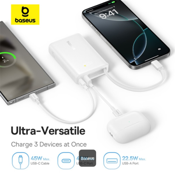 Baseus PicoGo 45W 10000mAh Digital Display Power Bank - Image 4