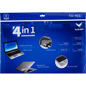 TO-401 4-in-1 Laptop Skin Pack 14.6 Inch Size