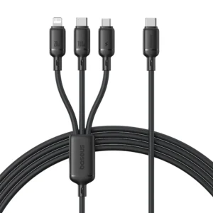 Baseus ONE-FOR-THREE FAST CHARGING DATA CABLE