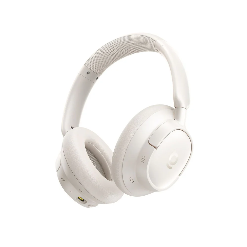 Baseus Bass BH1 NC Wireless Noise Cancelling Headphones White - Image 2
