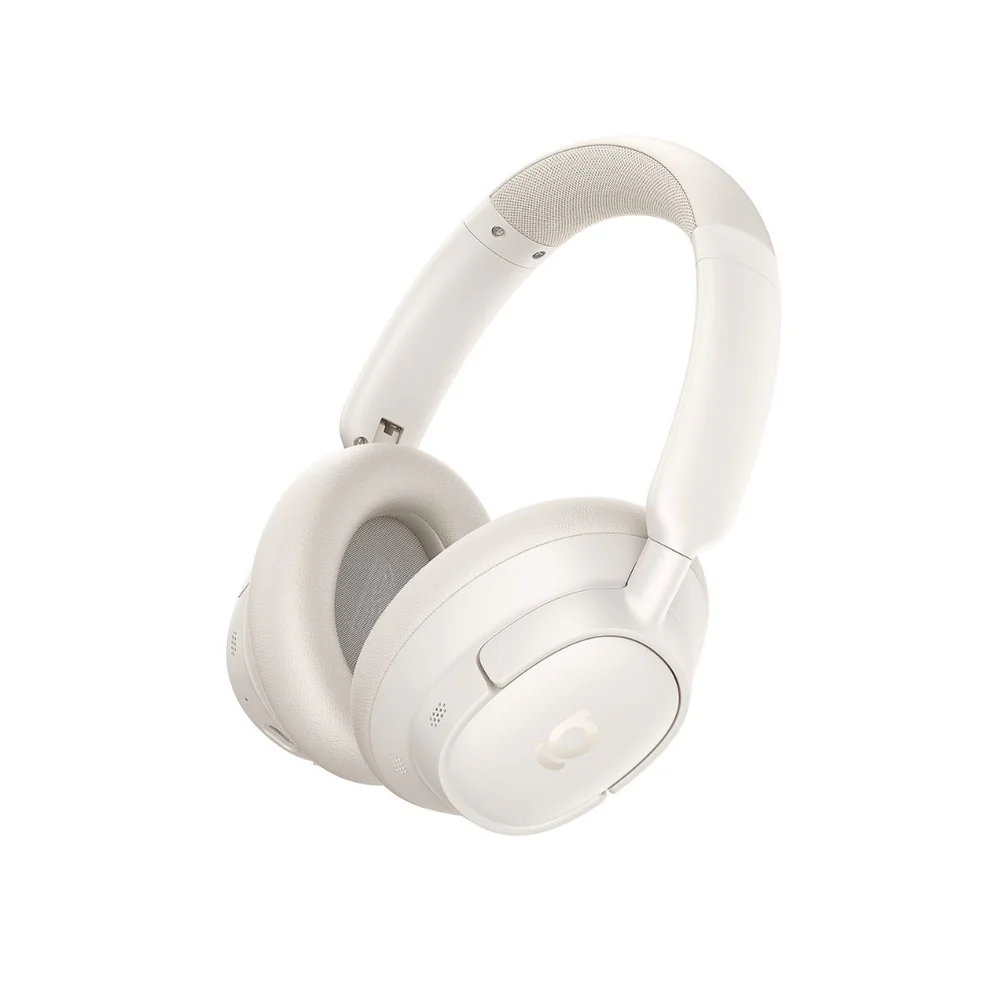 Baseus Bass BH1 NC Wireless Noise Cancelling Headphones White - Image 9