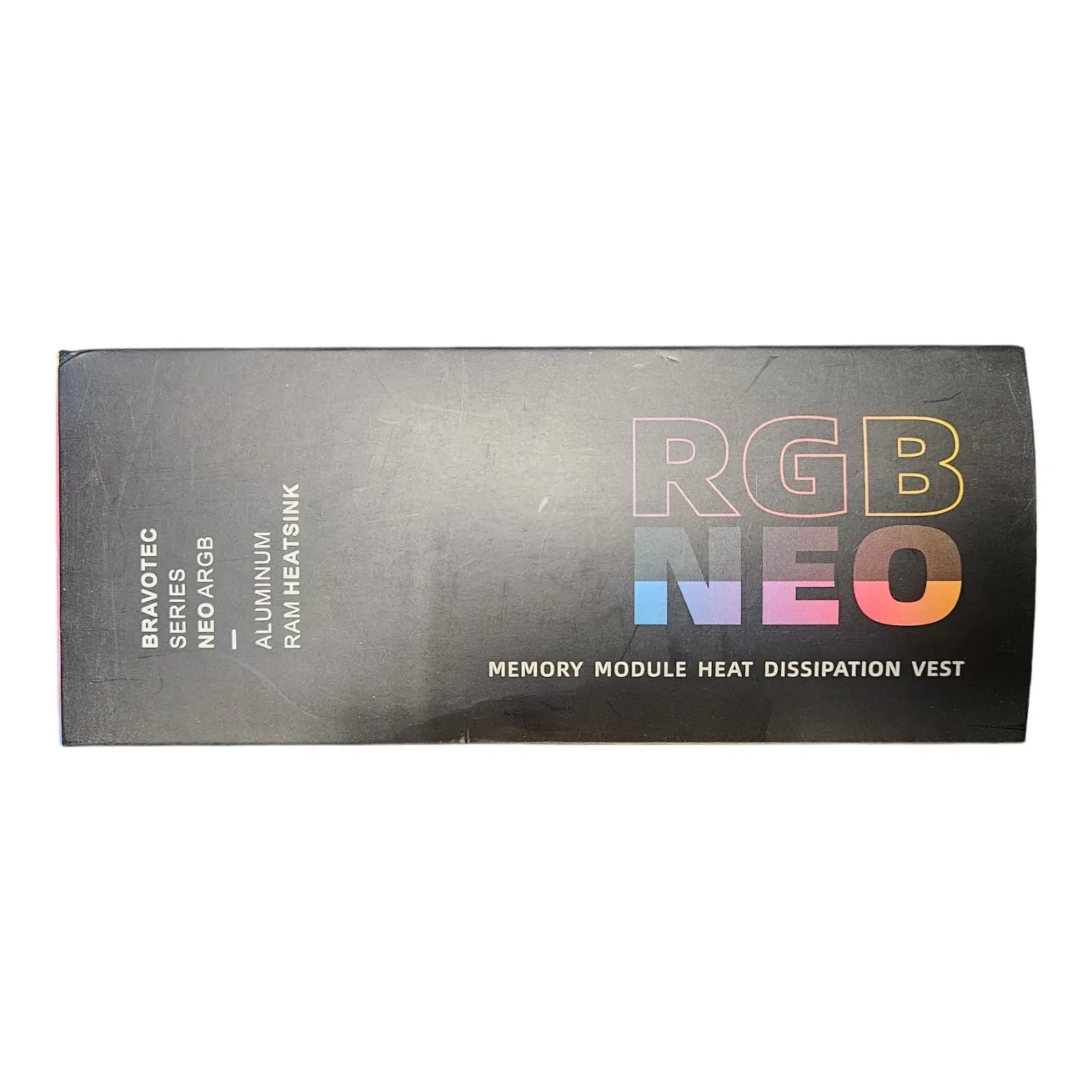 BRAVOTEC SERIES NEO ARGB ALUMINUN RAM HEATSINK COVER SILVER - Image 2