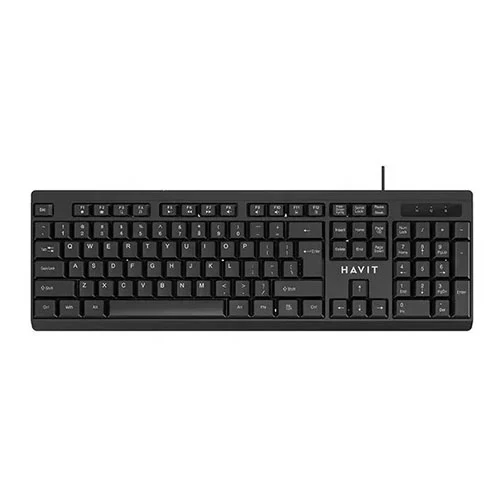 HAVIT KB376 ULTRA-SLIM AND NOISE-PROOF DESIGN MULTIMEDIA KEYBOARD