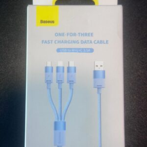 Baseus ONE-FOR-THREE FAST CHARGING DATA CABLE