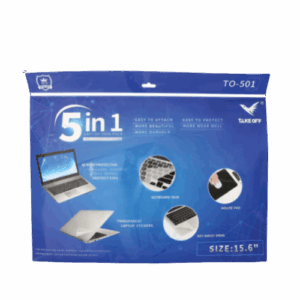TO-501 5-in-1 Laptop Skin Pack 15.6 Inch Size