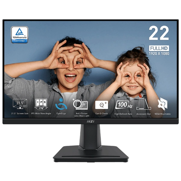 MSI PRO MP225 – 21.5” FHD VA 100Hz Monitor