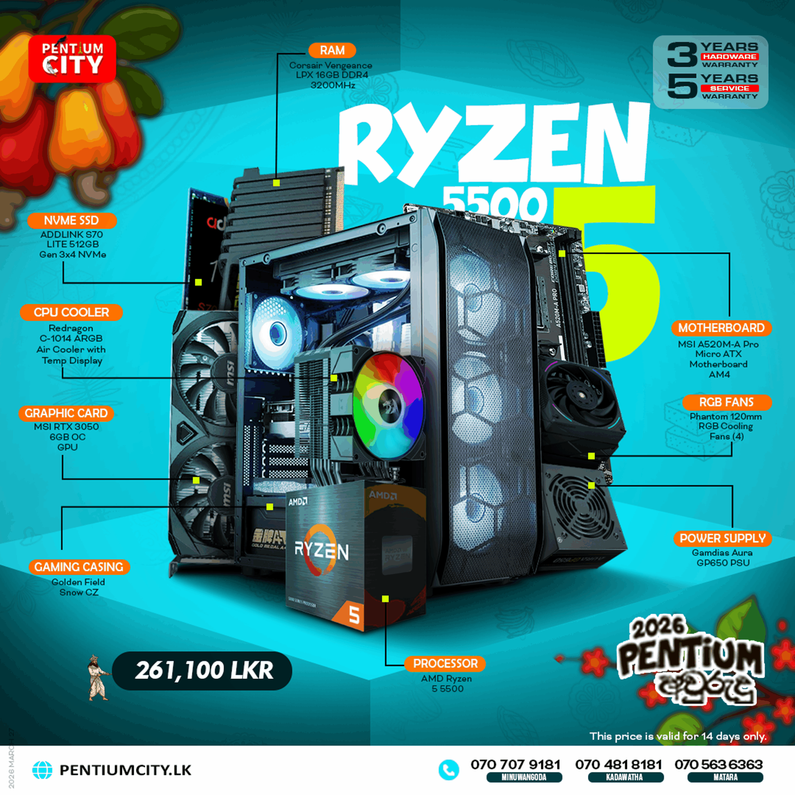 AM4 Budget Ryzen Gaming Build with Dedicated Graphics