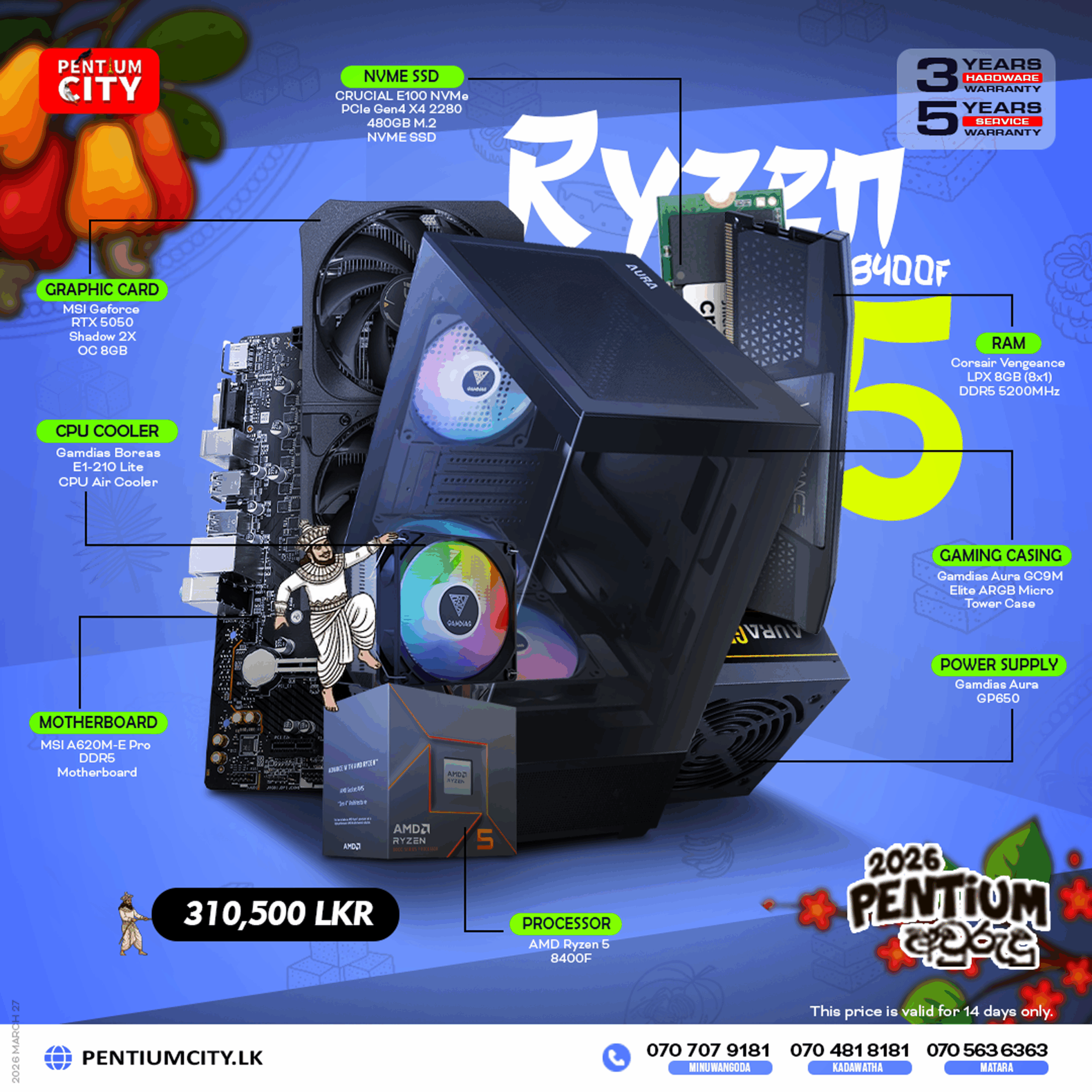 Low Budget Ryzen DDR5 Build with Dedicated Graphics