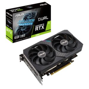 ASUS Dual GeForce RTX 3060 12GB GDDR6 OC Black Graphics Card