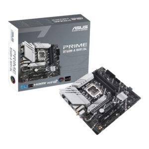ASUS PRIME B760M-A WiFi D4 Micro ATX LGA1700 DDR4 Motherboard