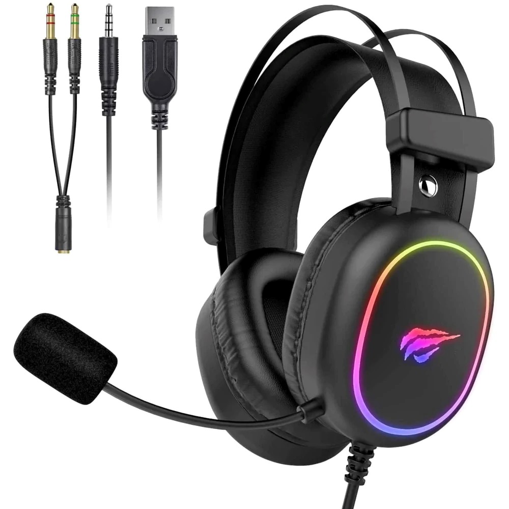 HAVIT H2016D 3.5MM RGB Wired Gaming Headset