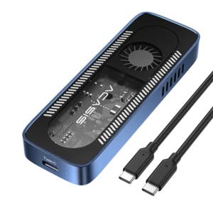 ACASIS 10GBPS BUILT IN FAN M.2 NVME SSD ENCLOSURE - EC-6608AIR